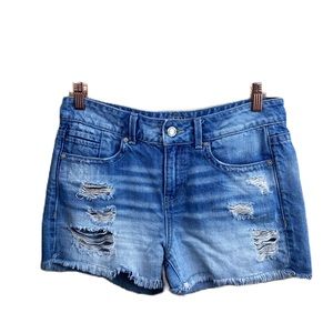 Buckel Black Jean Shorts